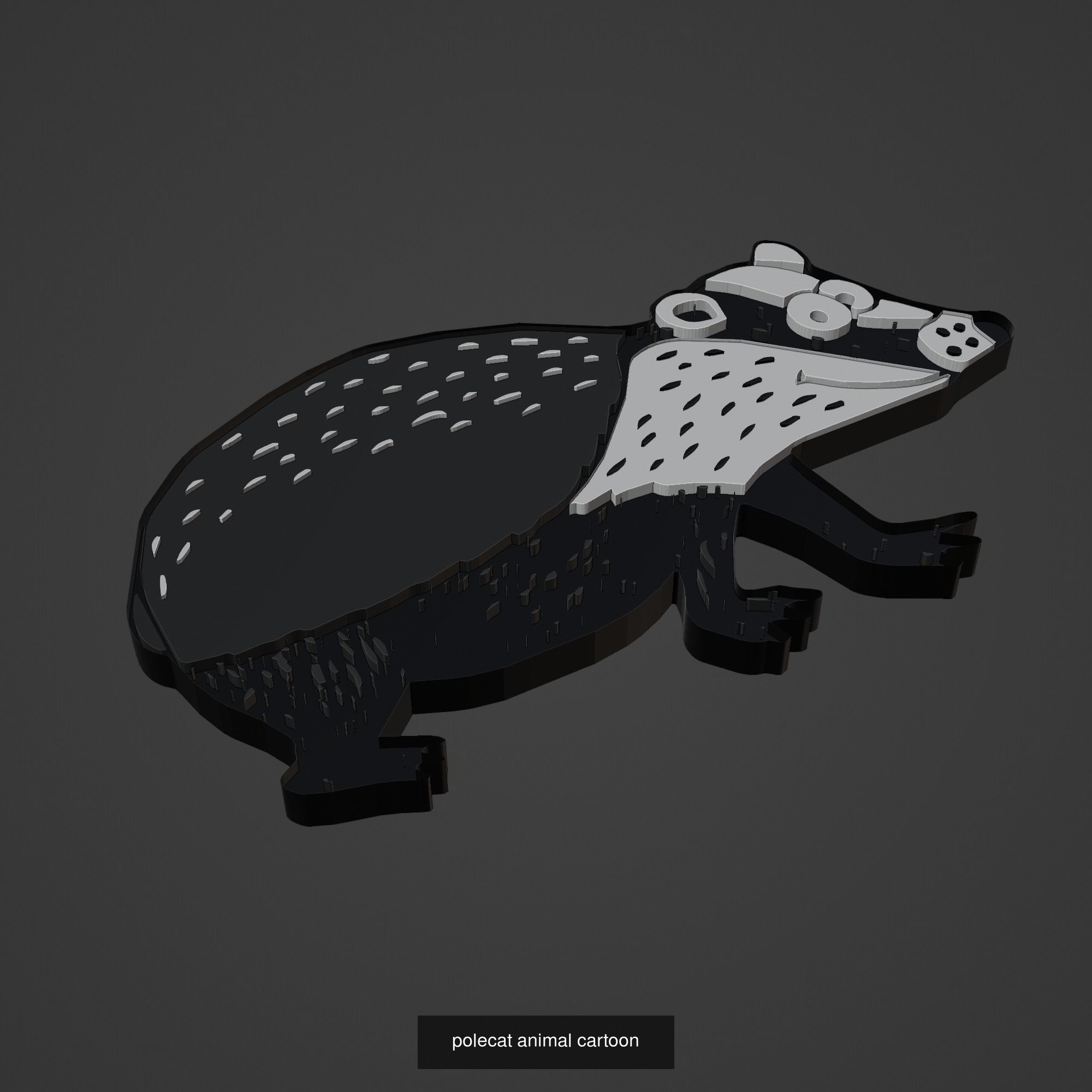 Animal Cartoon Mega Pack 95 Printing Model 3D Model Collection_99