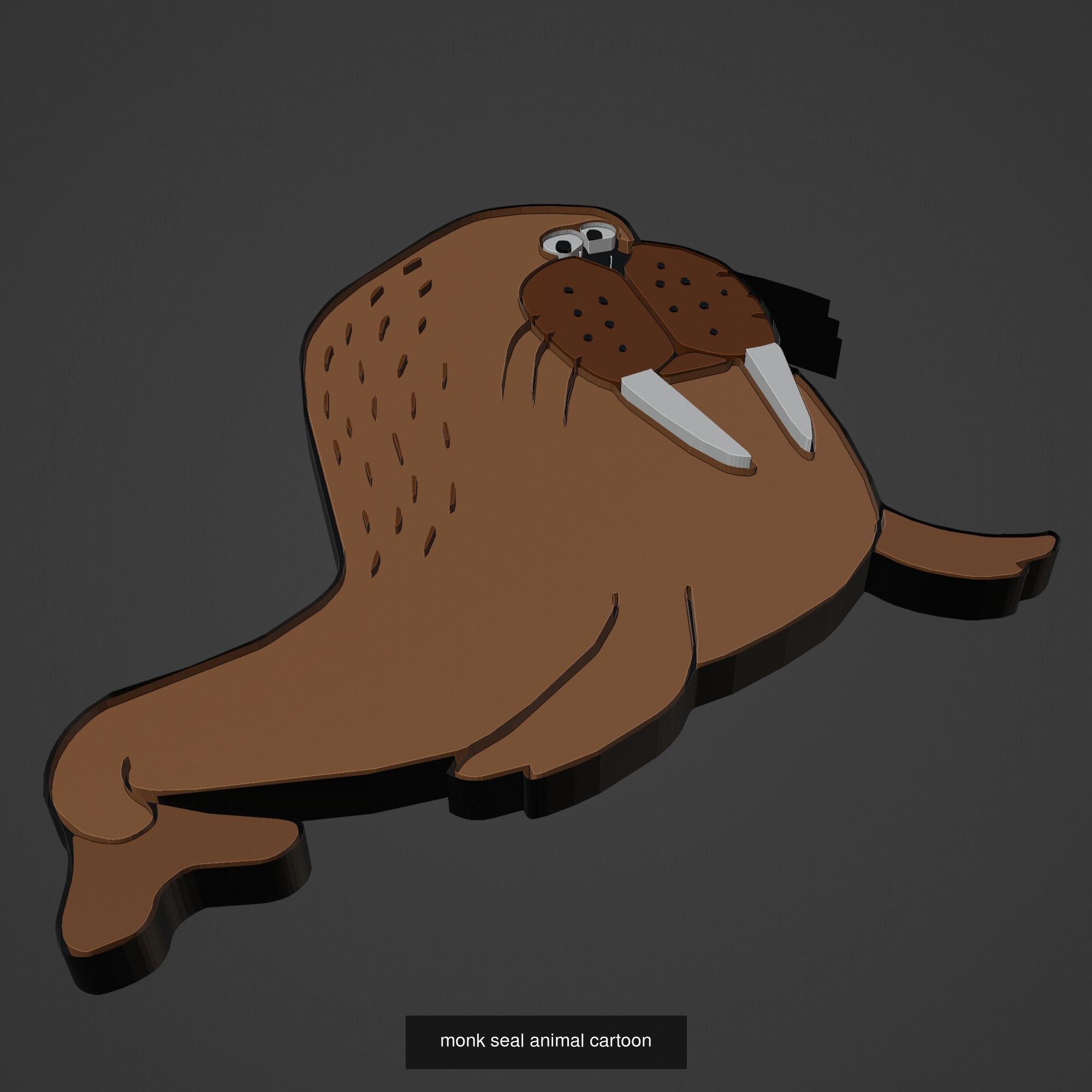 Animal Cartoon Mega Pack 95 Printing Model 3D Model Collection_100