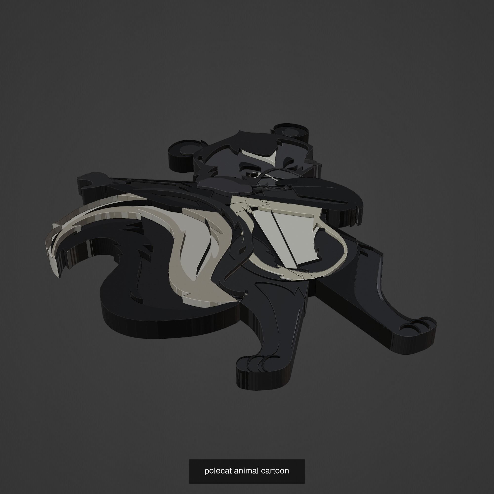 Animal Cartoon Mega Pack 95 Printing Model 3D Model Collection_35