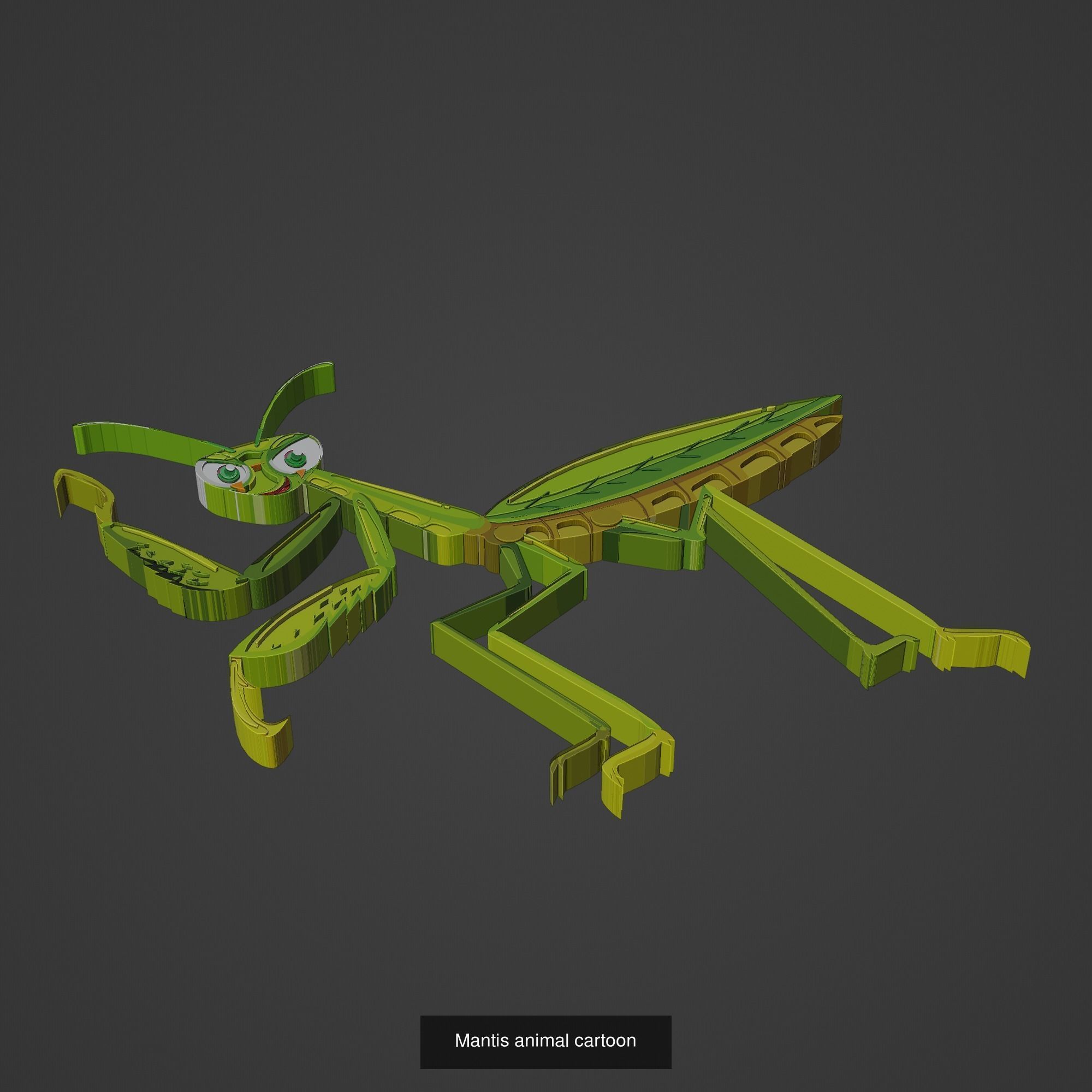 Animal Cartoon Mega Pack 95 Printing Model 3D Model Collection_55