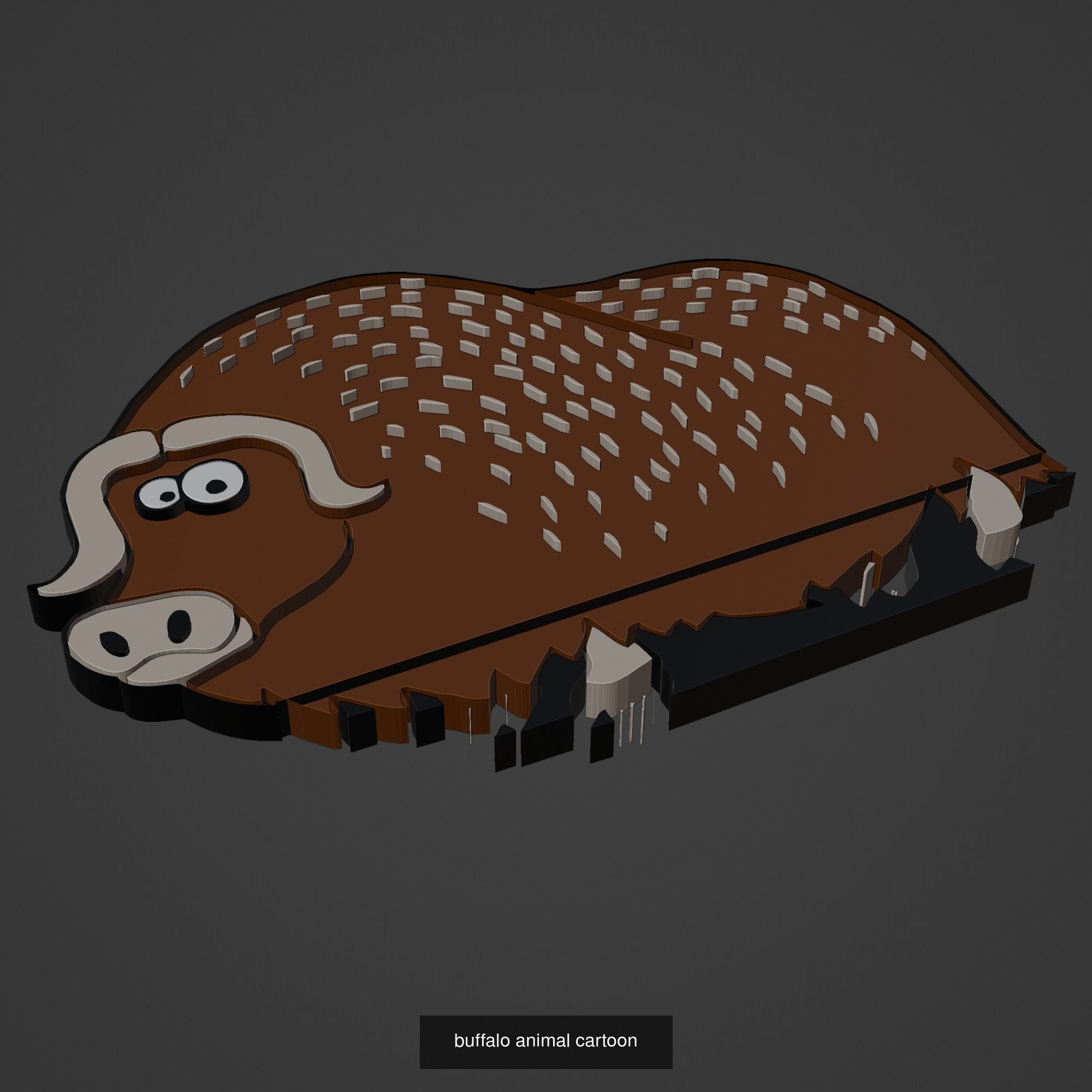 Animal Cartoon Mega Pack 95 Printing Model 3D Model Collection_96