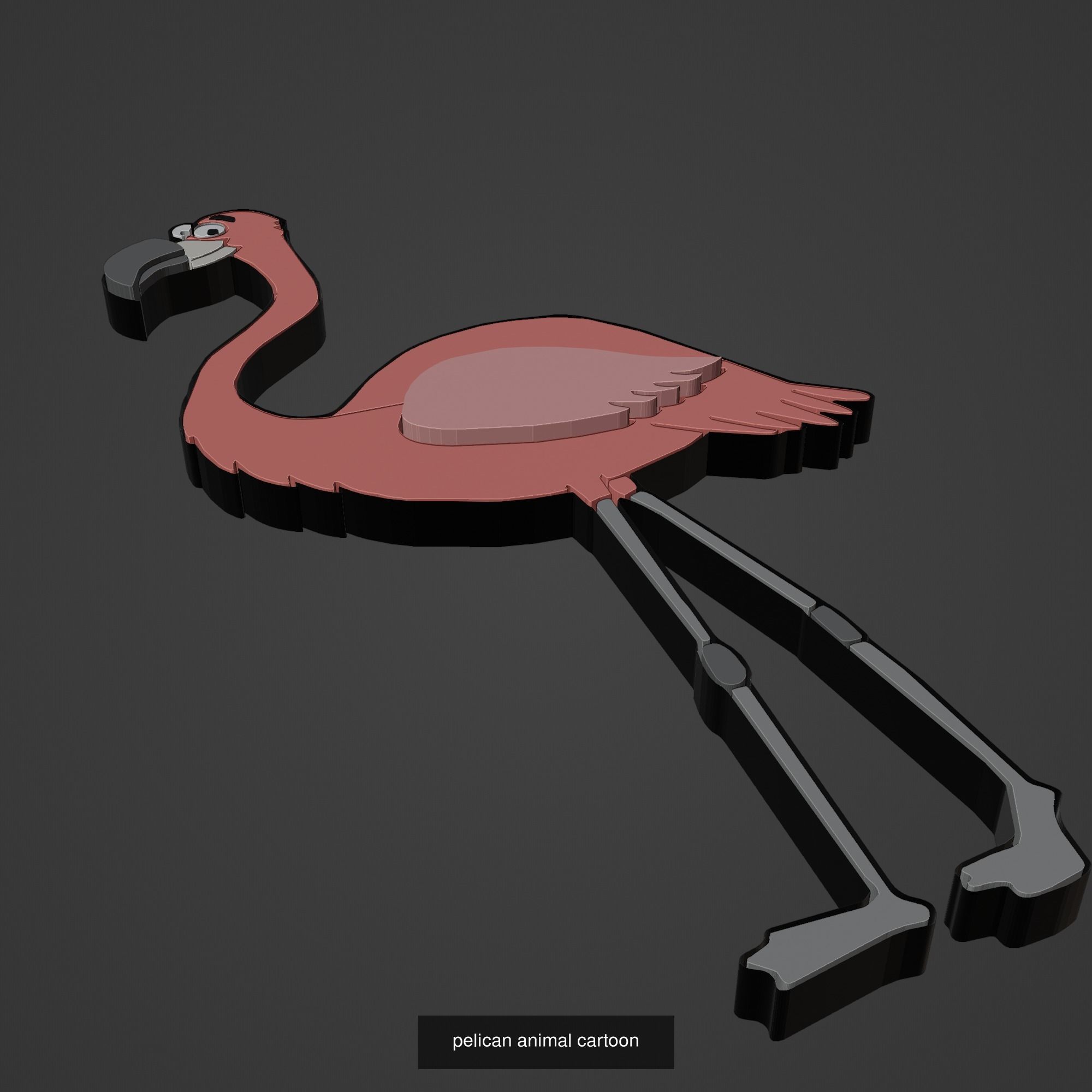 Animal Cartoon Mega Pack 95 Printing Model 3D Model Collection_82