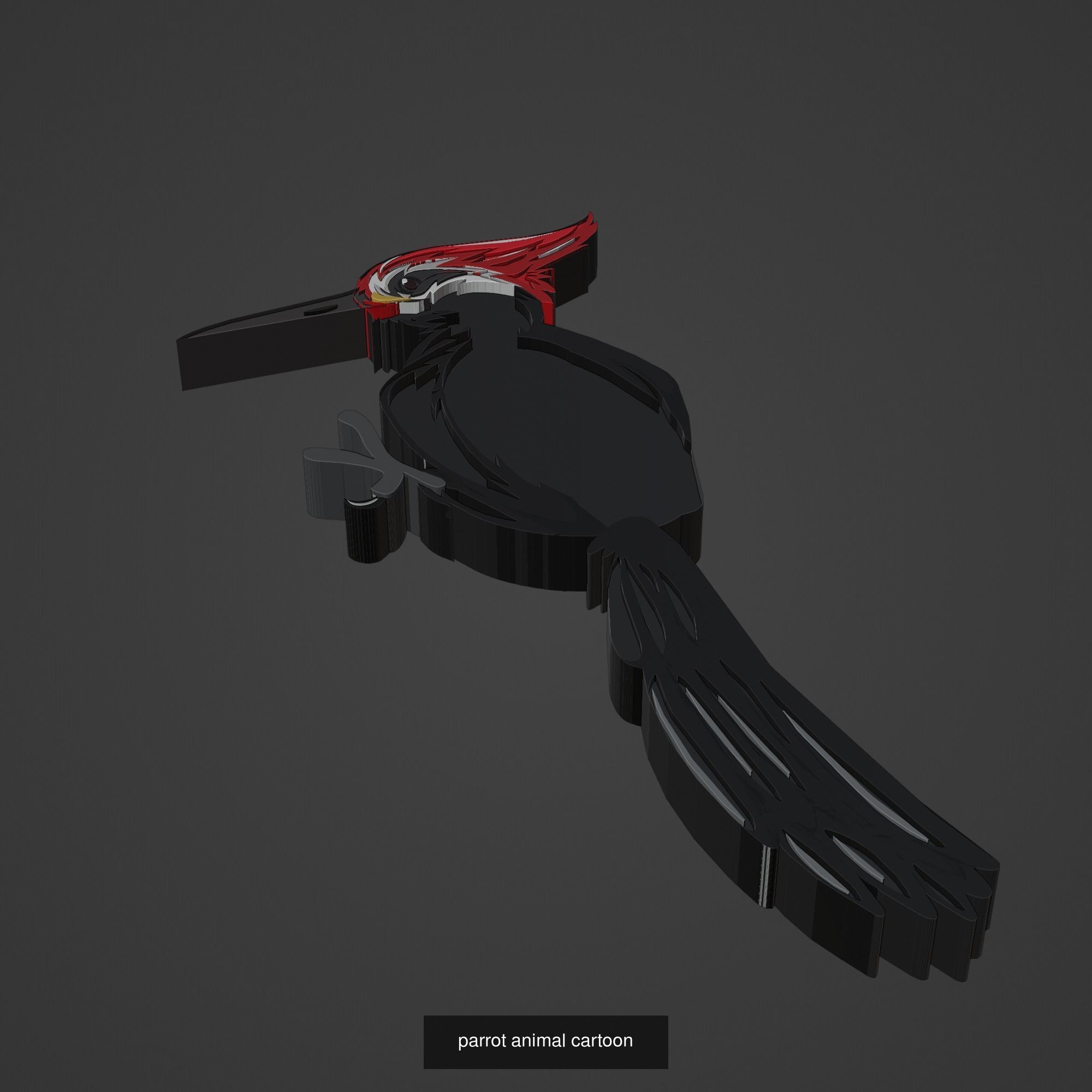 Animal Cartoon Mega Pack 95 Printing Model 3D Model Collection_29