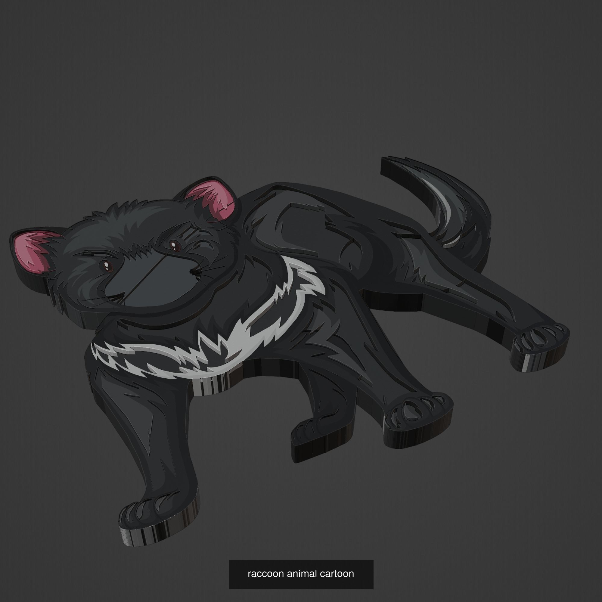 Animal Cartoon Mega Pack 95 Printing Model 3D Model Collection_20