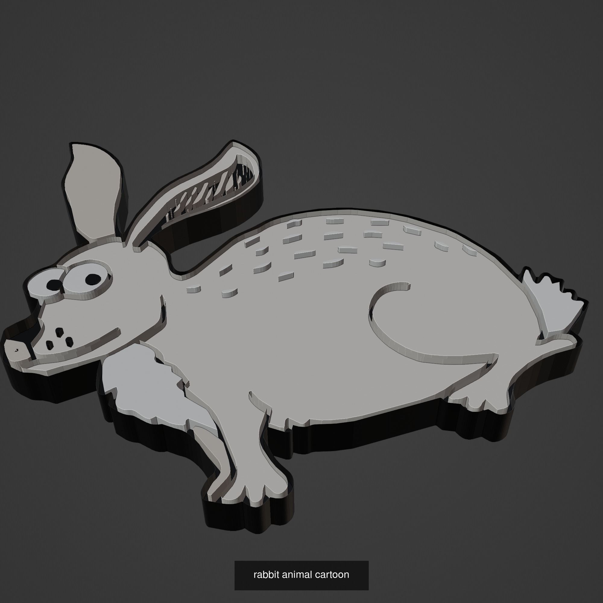 Animal Cartoon Mega Pack 95 Printing Model 3D Model Collection_88