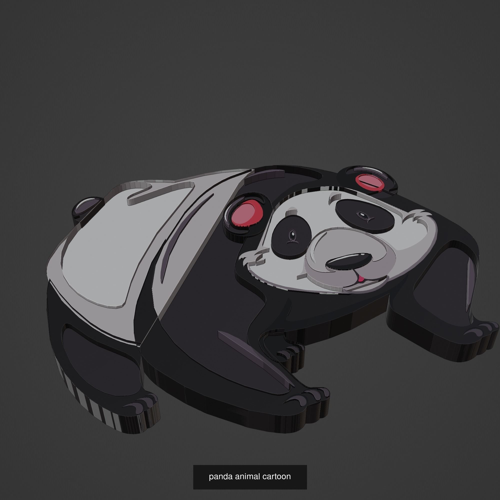 Animal Cartoon Mega Pack 95 Printing Model 3D Model Collection_61