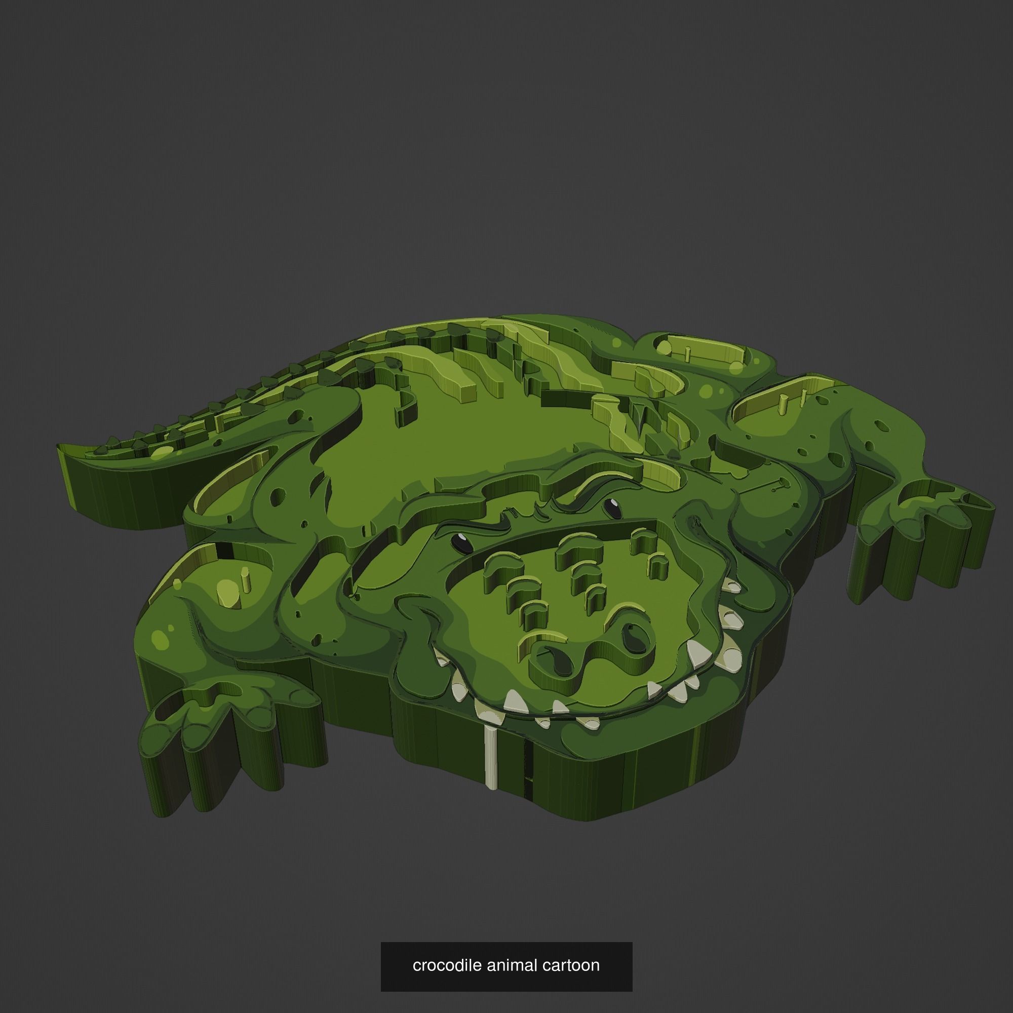 Animal Cartoon Mega Pack 95 Printing Model 3D Model Collection_18