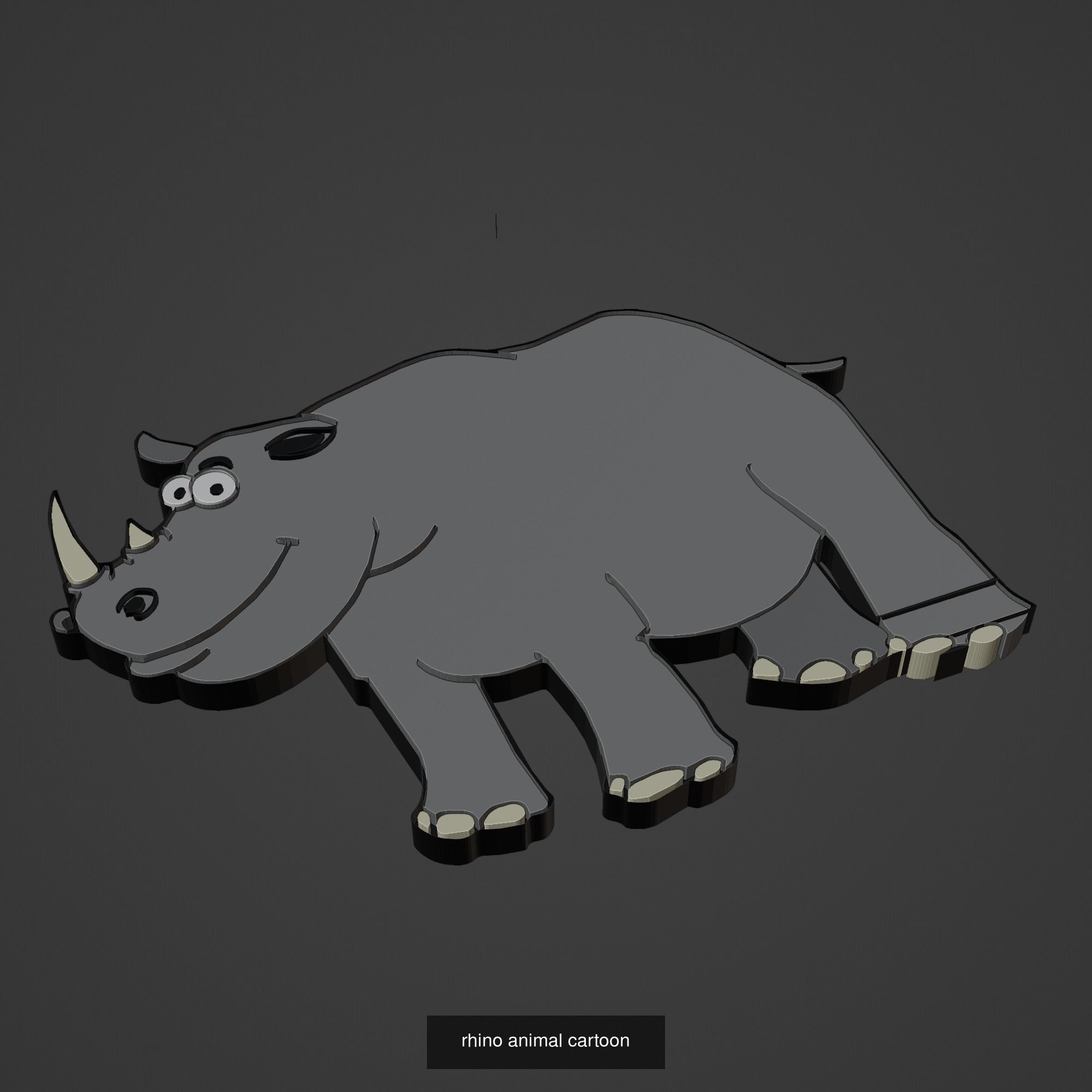 Animal Cartoon Mega Pack 95 Printing Model 3D Model Collection_101