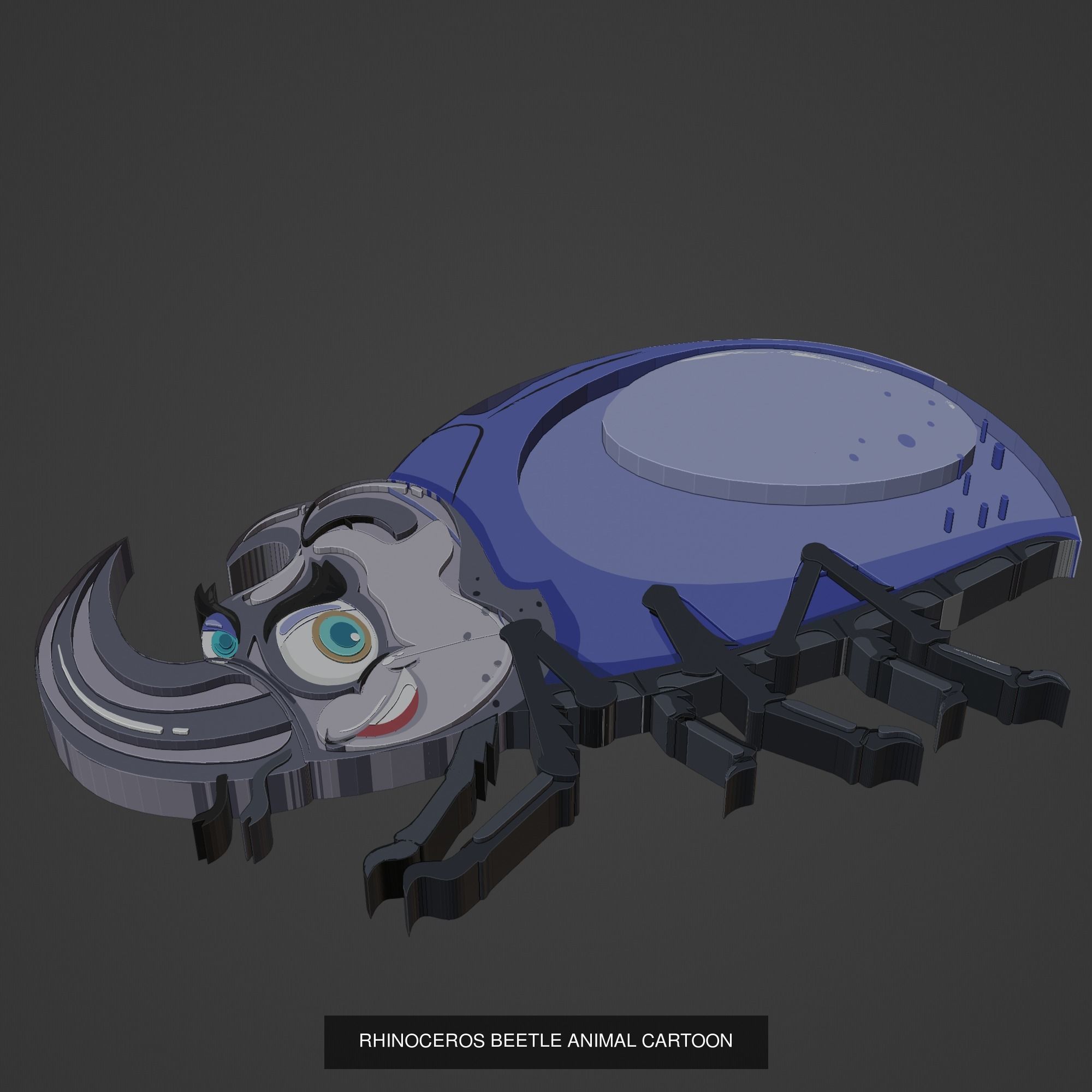 Animal Cartoon Mega Pack 95 Printing Model 3D Model Collection_32