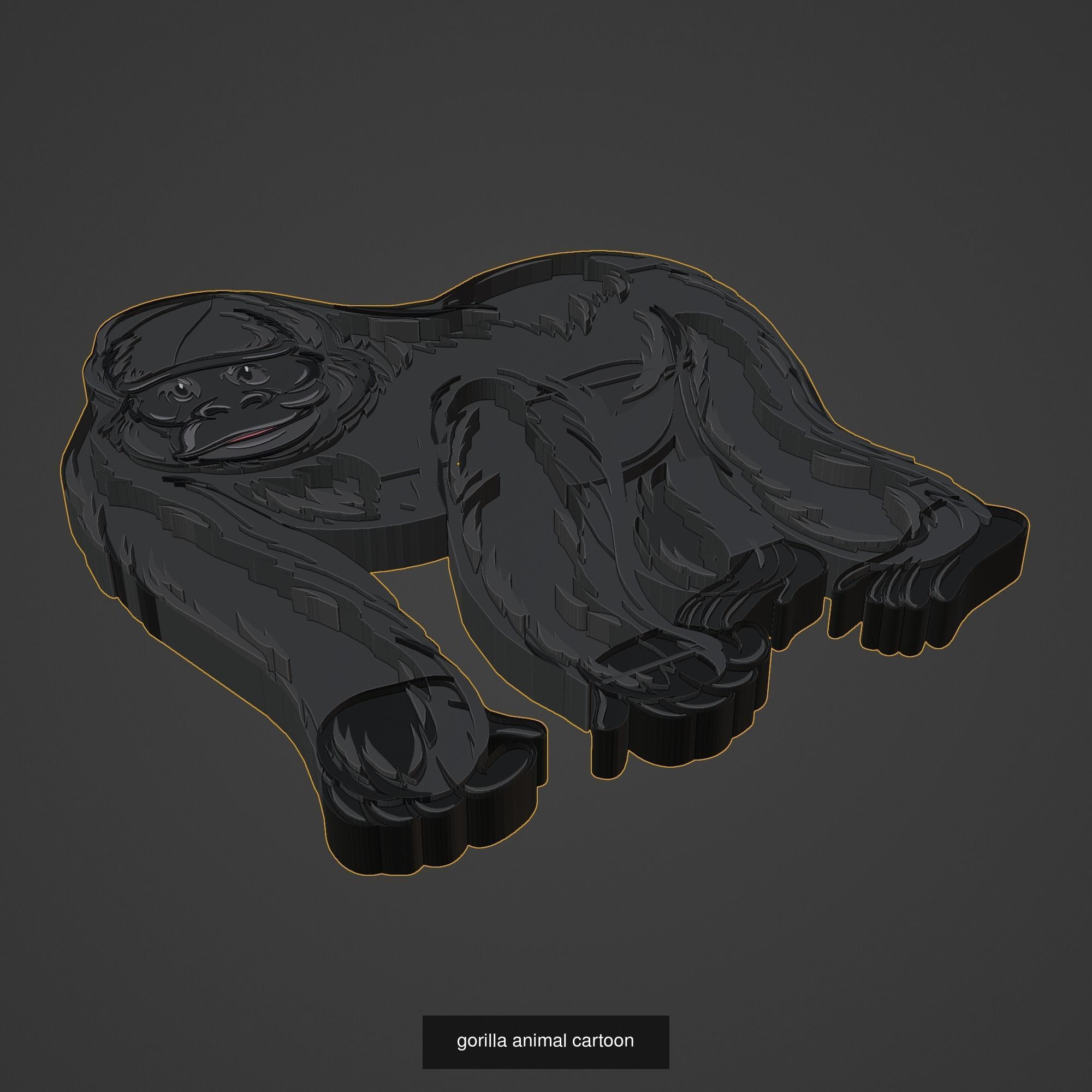 Animal Cartoon Mega Pack 95 Printing Model 3D Model Collection_105