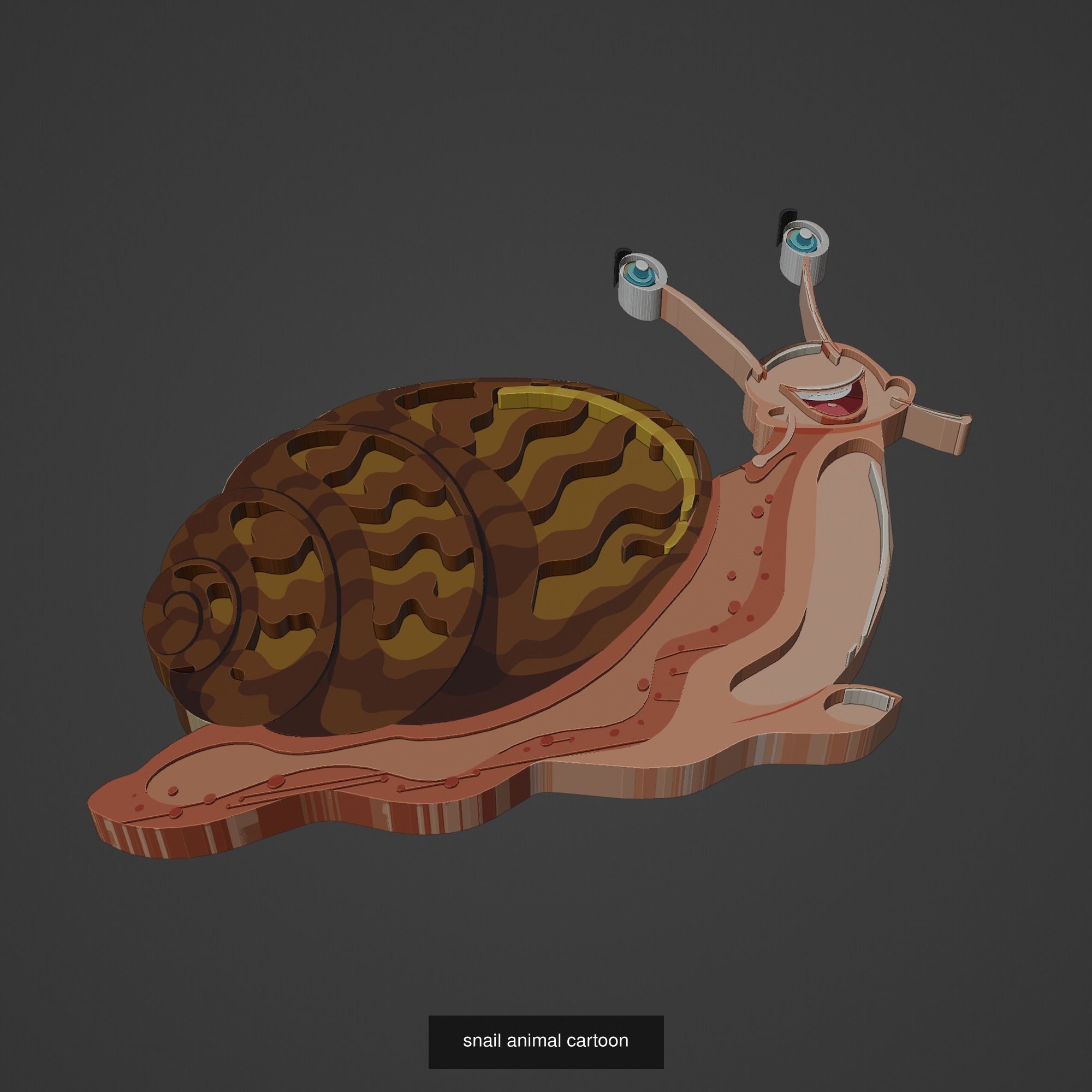 Animal Cartoon Mega Pack 95 Printing Model 3D Model Collection_51