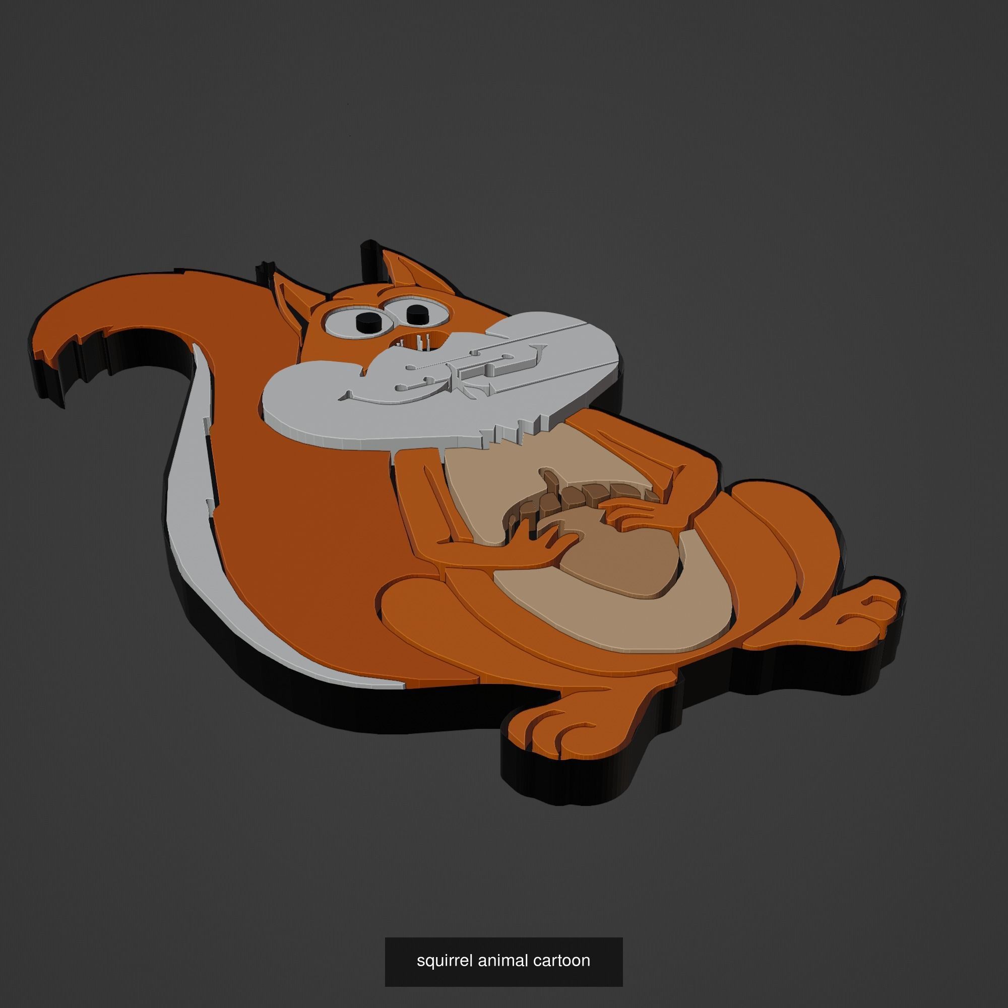 Animal Cartoon Mega Pack 95 Printing Model 3D Model Collection_95