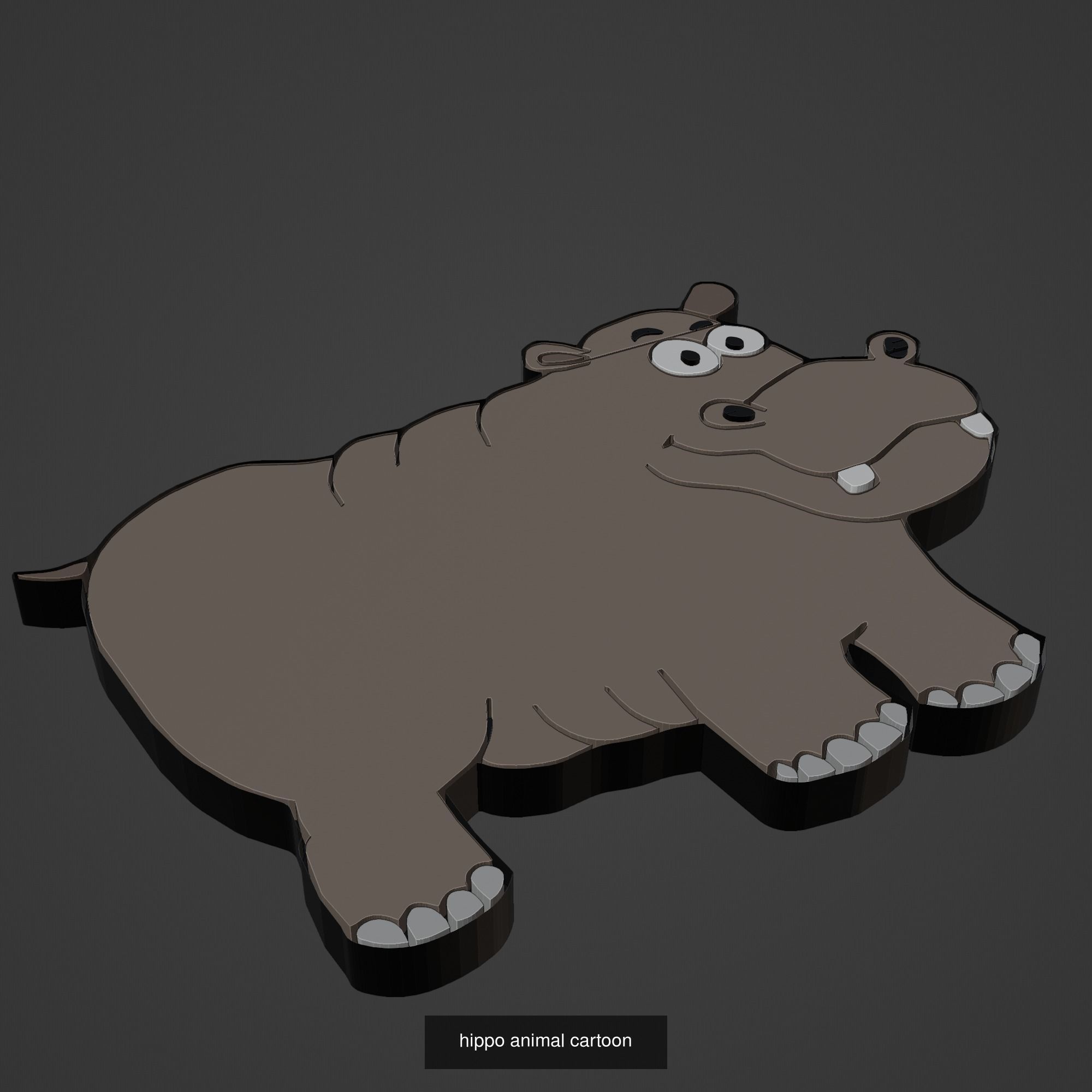 Animal Cartoon Mega Pack 95 Printing Model 3D Model Collection_86