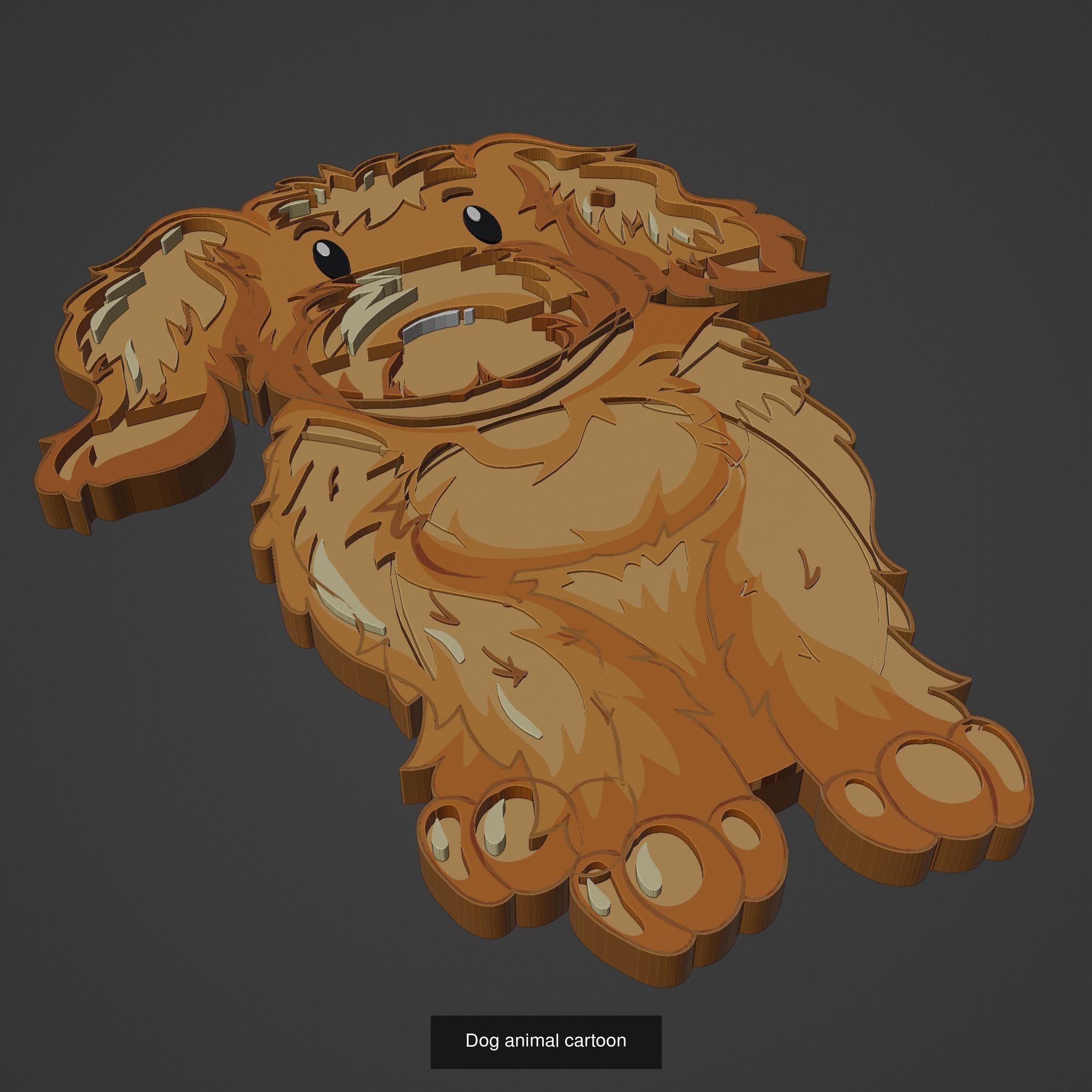 Animal Cartoon Mega Pack 95 Printing Model 3D Model Collection_70