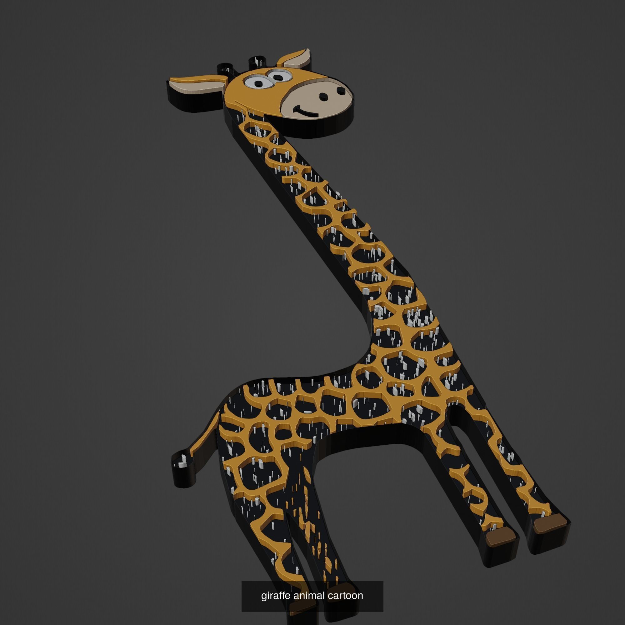 Animal Cartoon Mega Pack 95 Printing Model 3D Model Collection_83