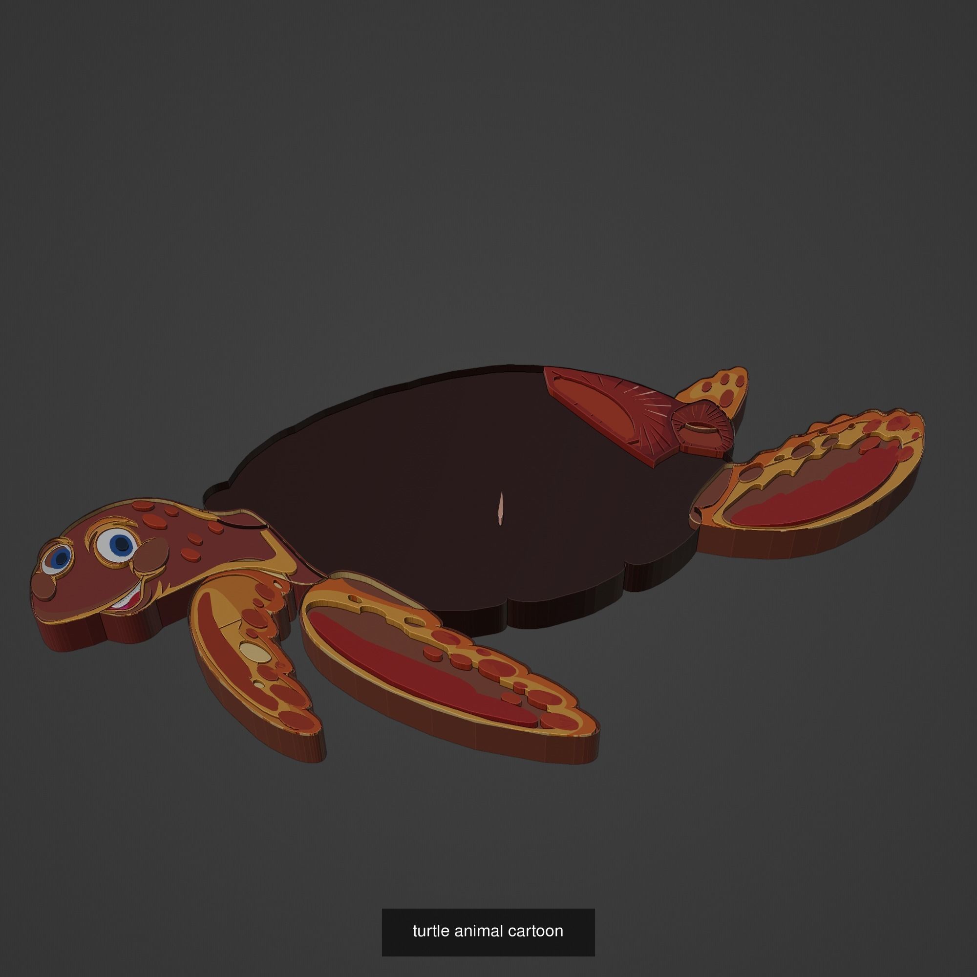 Animal Cartoon Mega Pack 95 Printing Model 3D Model Collection_49
