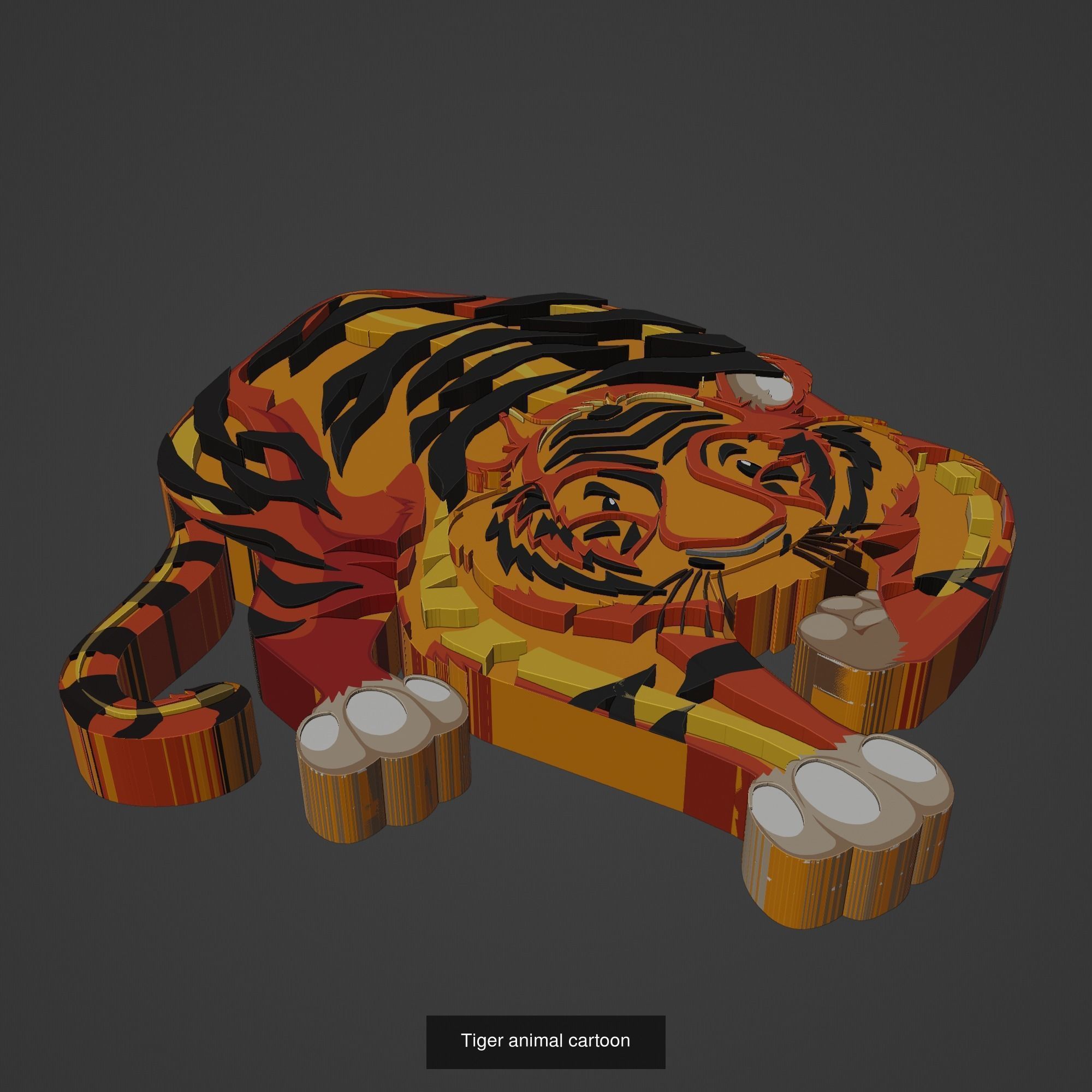 Animal Cartoon Mega Pack 95 Printing Model 3D Model Collection_23