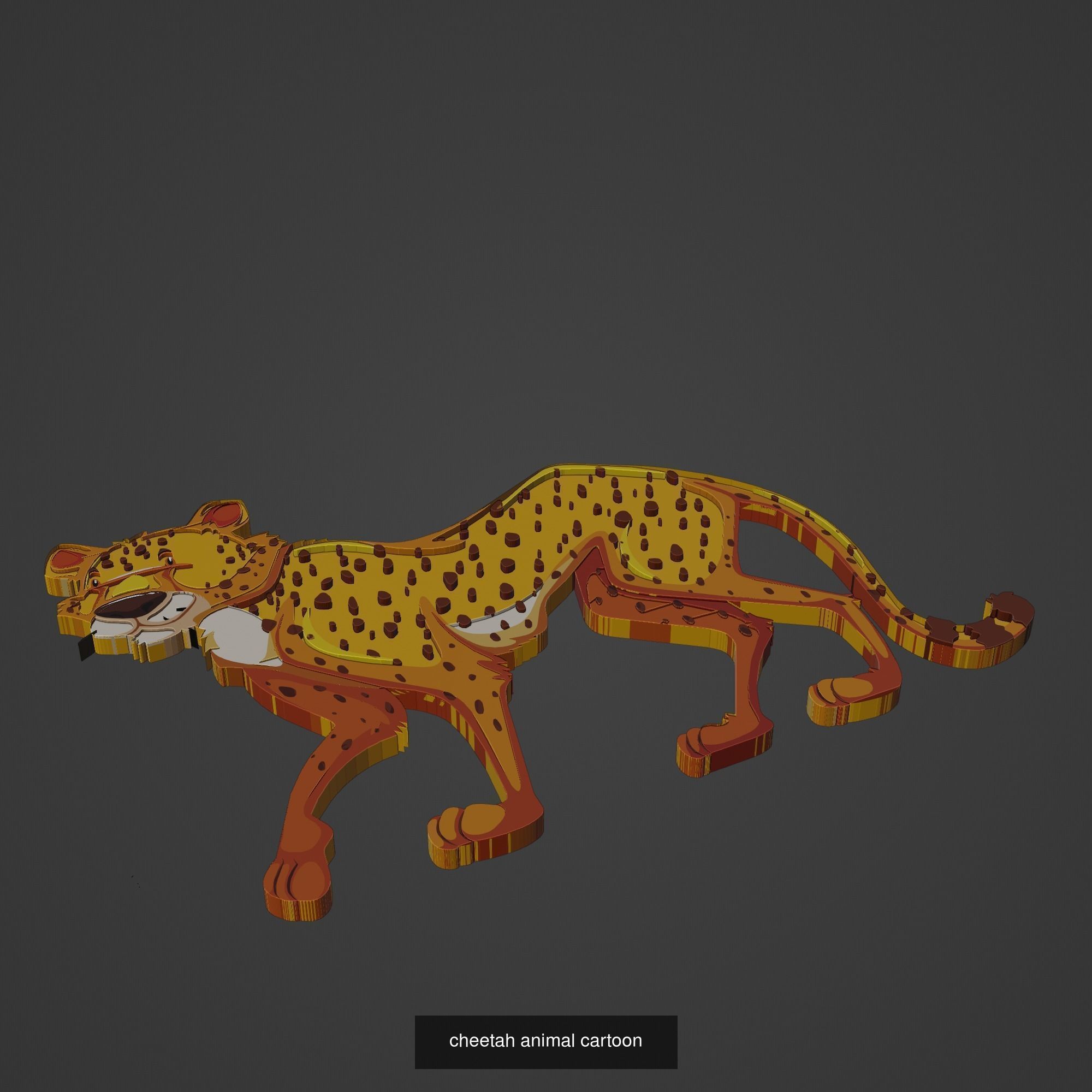 Animal Cartoon Mega Pack 95 Printing Model 3D Model Collection_38