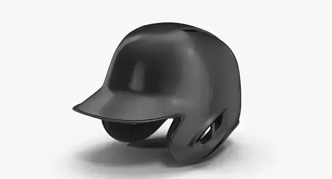 Baseball Helmet Black Two Sided Generic