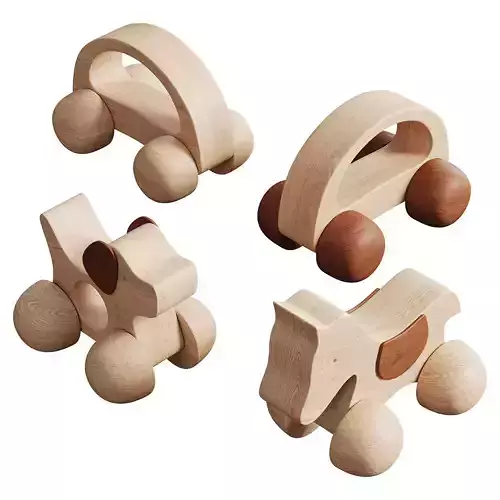 Wooden Car Baby Toddler Toys
