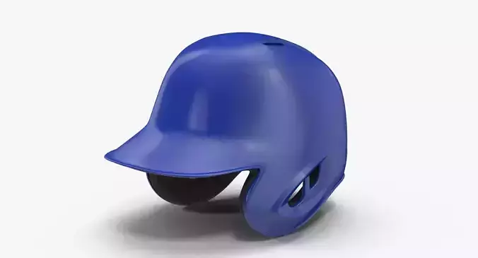 Baseball Helmet Blue Two Sided Generic