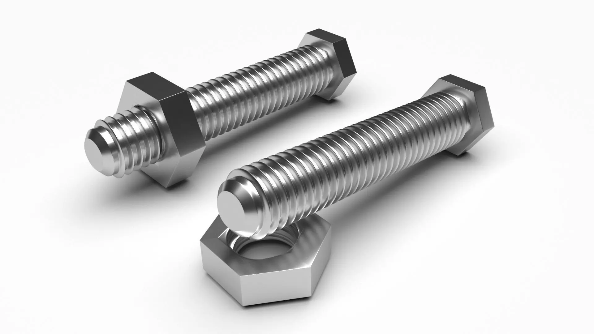 Bolts and Nuts 3D model