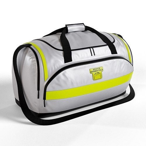 Sport bag Low-poly 3D model