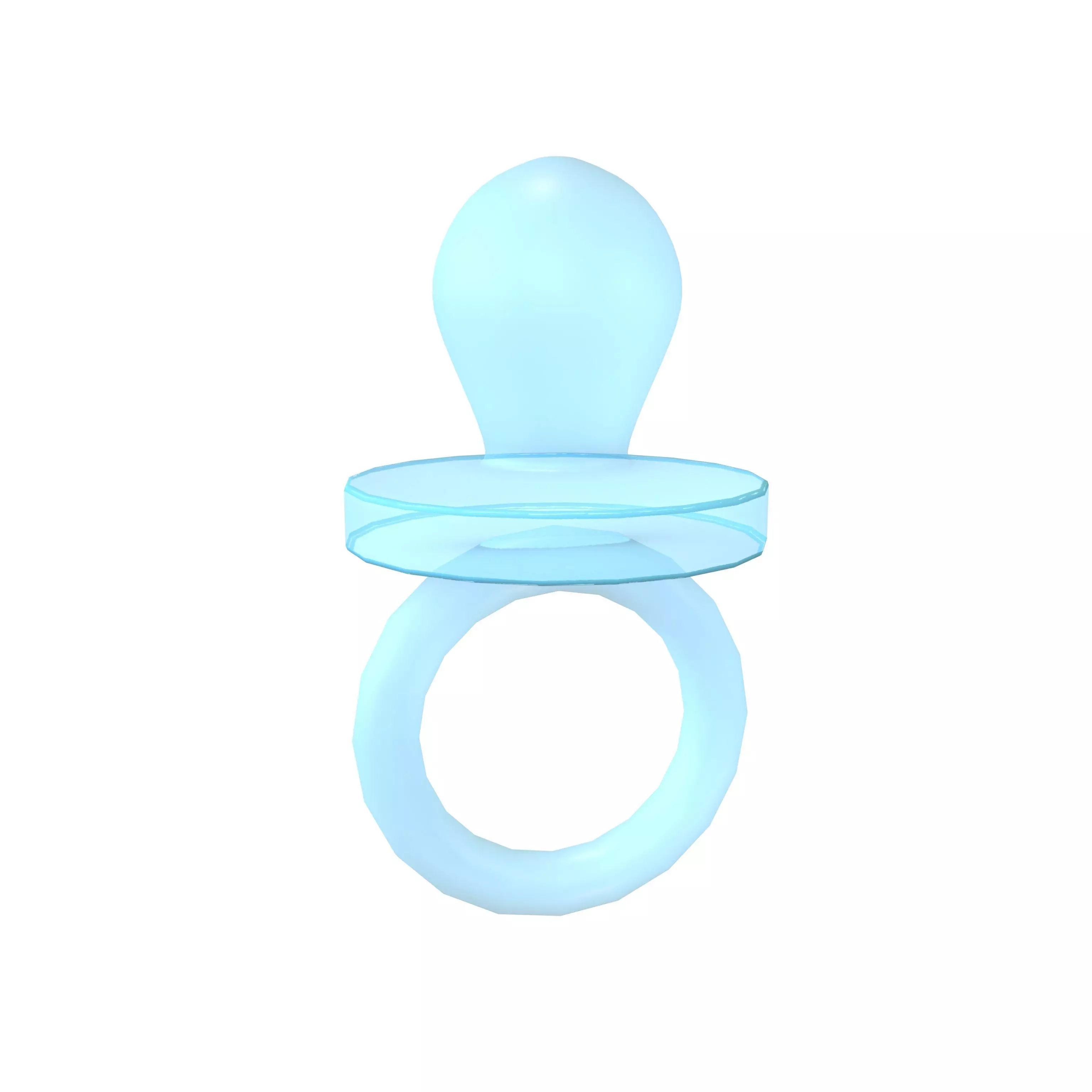 Pacifiers Decoration v1 005 Low-poly 3D model_0