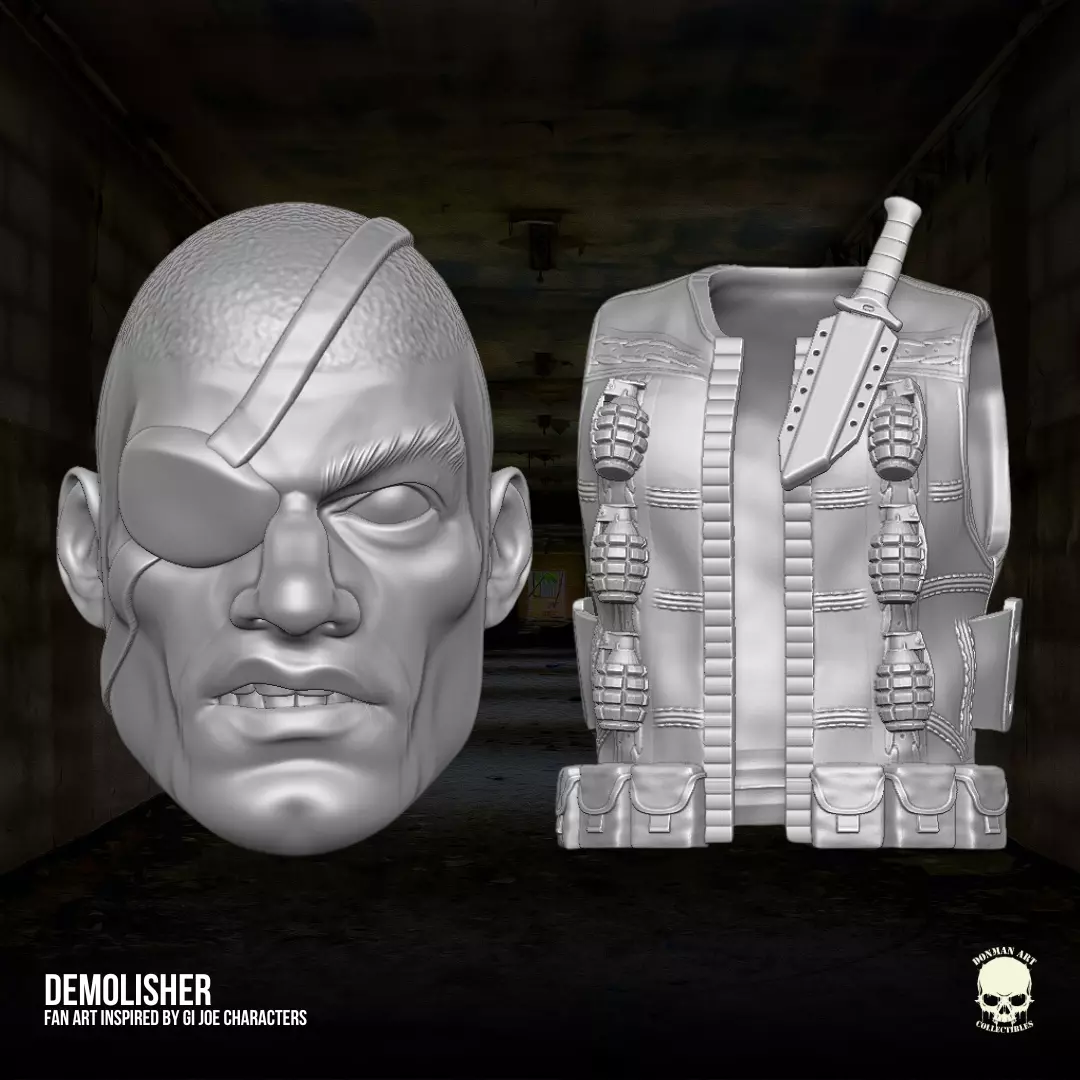 Demolisher Fan Art 3D printable File For Action Figures 3D print model_0