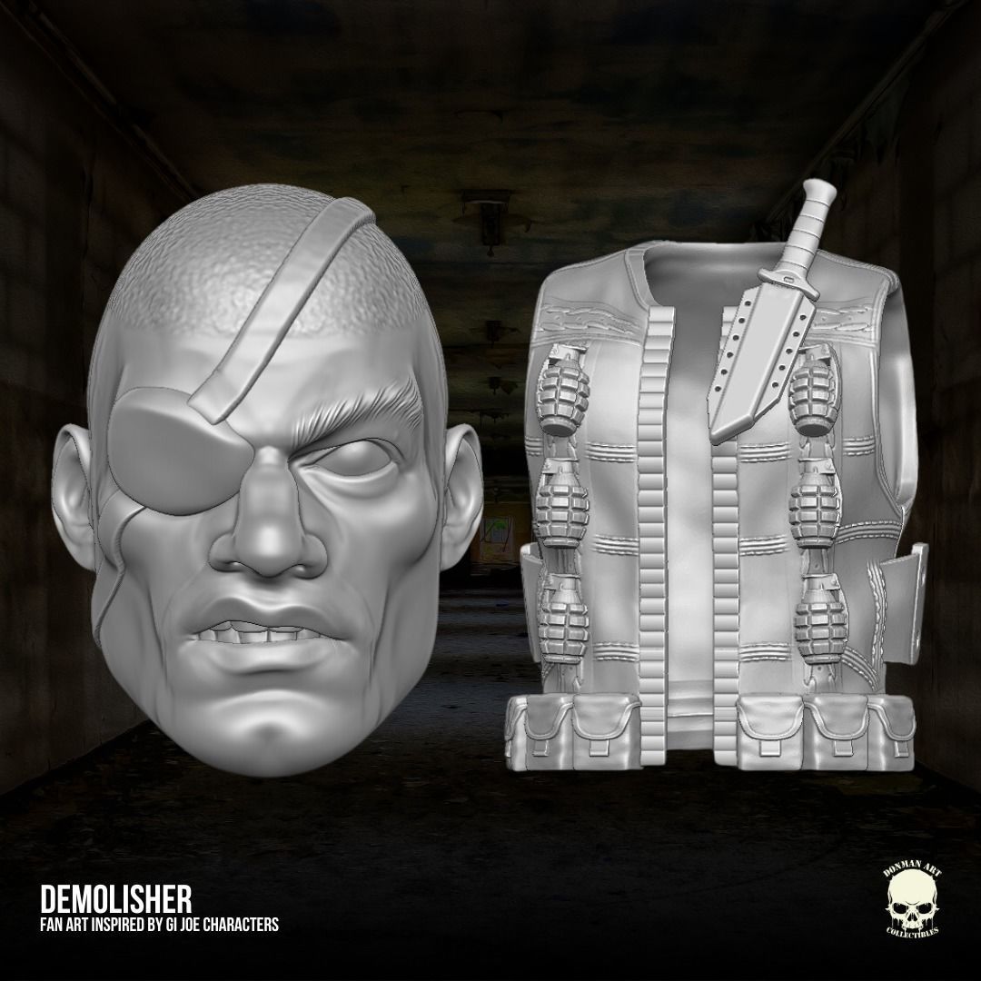 Demolisher Fan Art 3D printable File For Action Figures 3D print model_15
