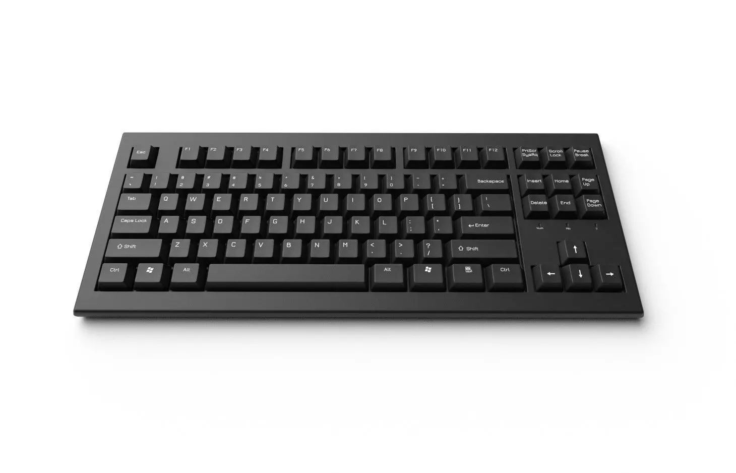 Pc Keyboard M03 Low-poly 3D model_0