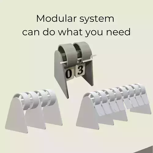 MODULAR SYSTEM SCOREBOARD 3D print model