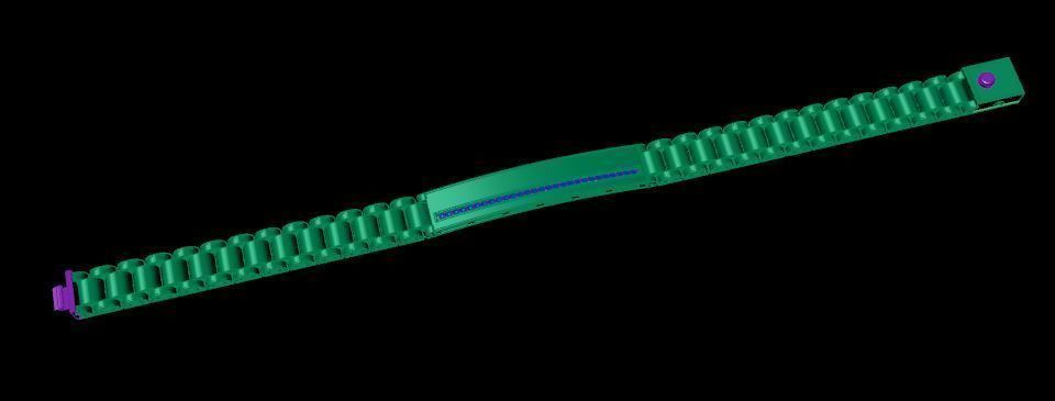 Bracelet 3D print model_2