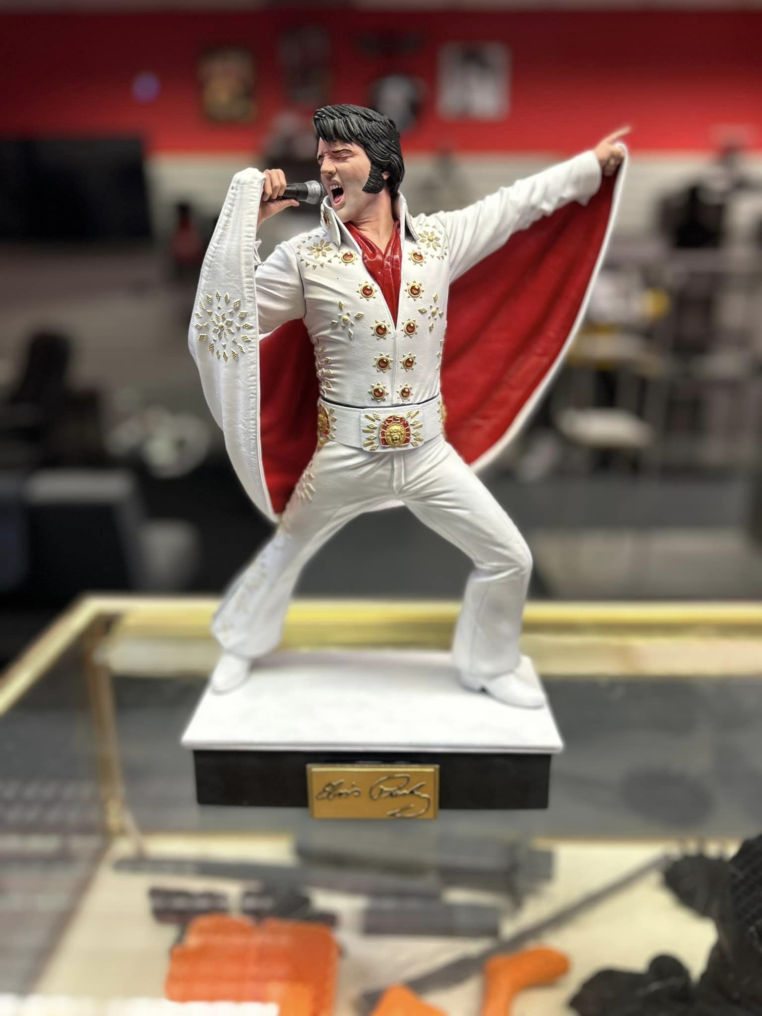 Elvis White jumpsuit 3D print model_9