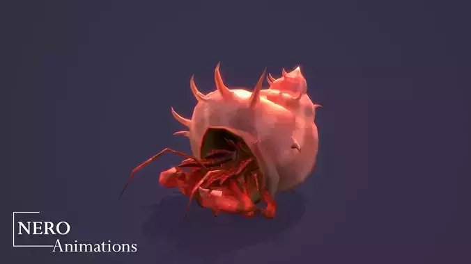 Nero 3D Animations Low-poly 3D model