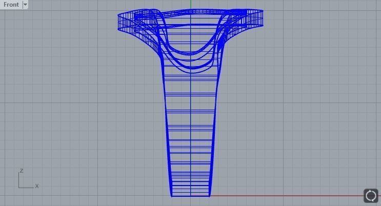 Enamel ring with 2 sections size 17 3D print model_3