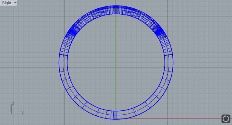 Enamel ring with 2 sections size 19 3D print model_6