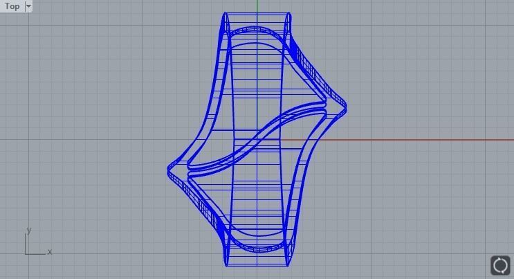 Enamel ring with 2 sections size 19 3D print model_5