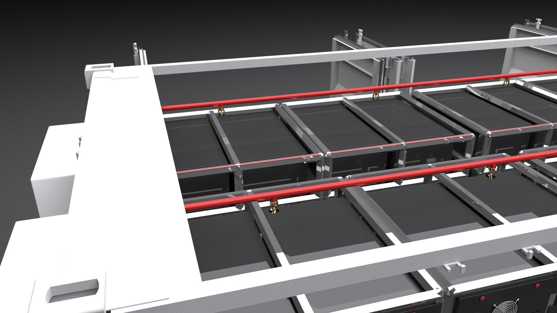 Battery Energy Storage System Container BESS 3D model_8