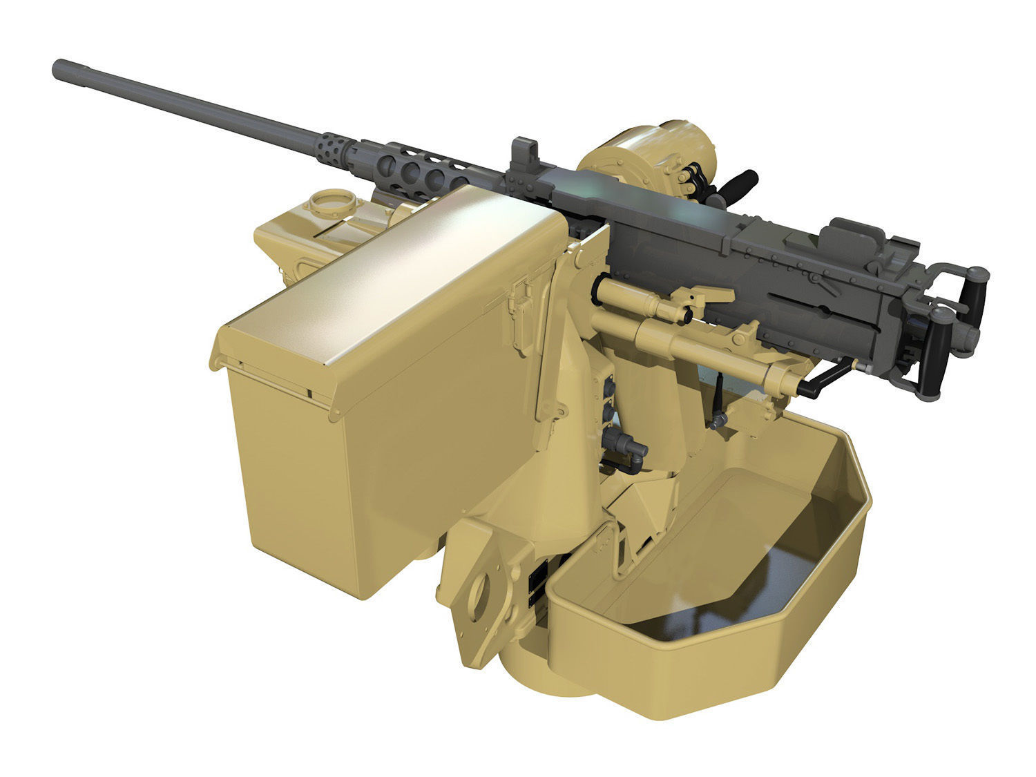 RWS Kongsberg Protector M151 - M2 3D model_4