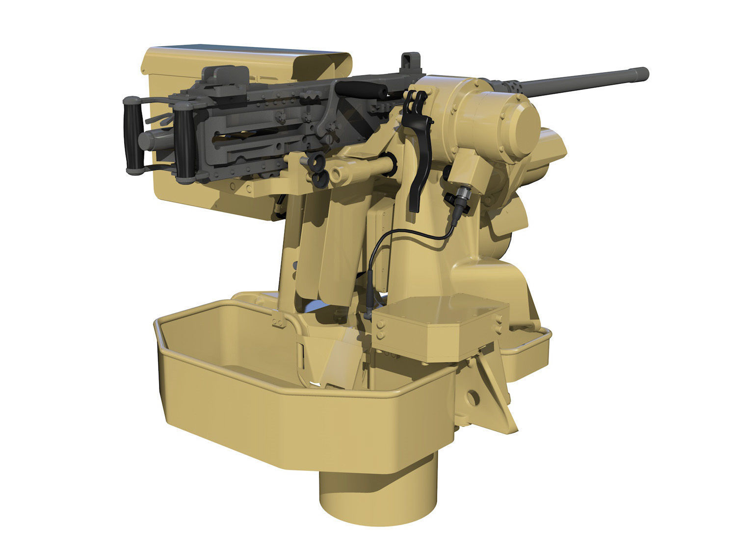 RWS Kongsberg Protector M151 - M2 3D model_3