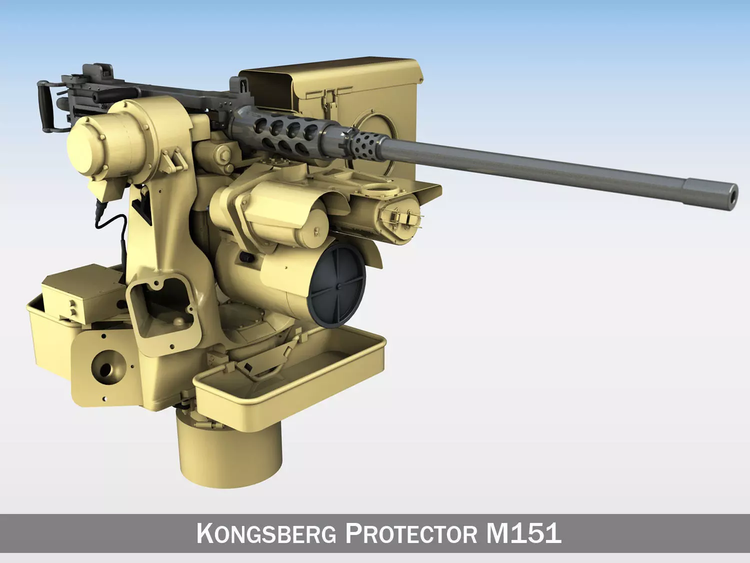 RWS Kongsberg Protector M151 - M2 3D model_0