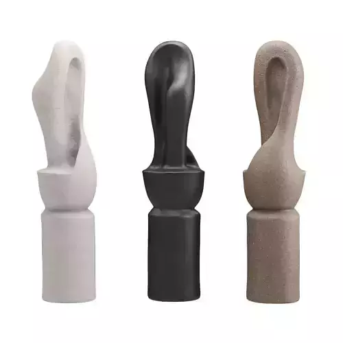 Abstract tall figure sculpture