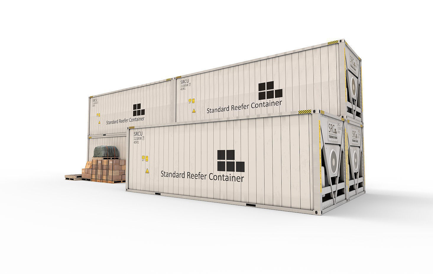 Reefer Containers 3D model_8
