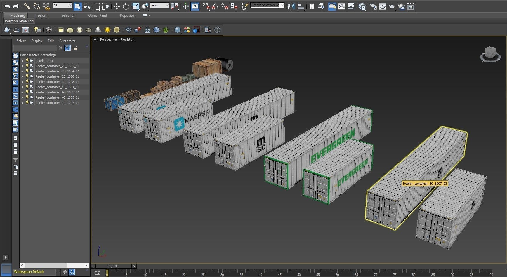 Reefer Containers 3D model_13