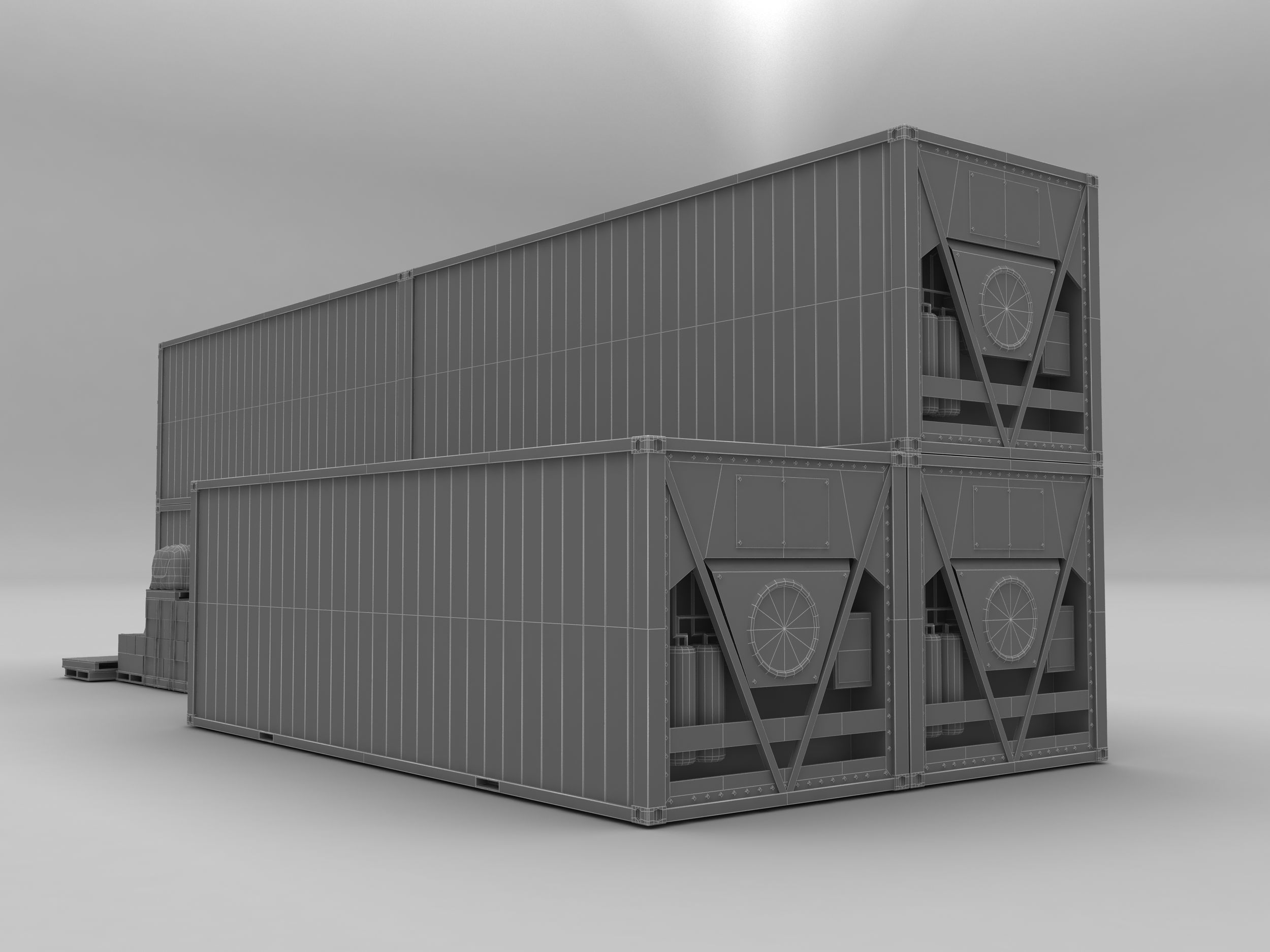 Reefer Containers 3D model_10