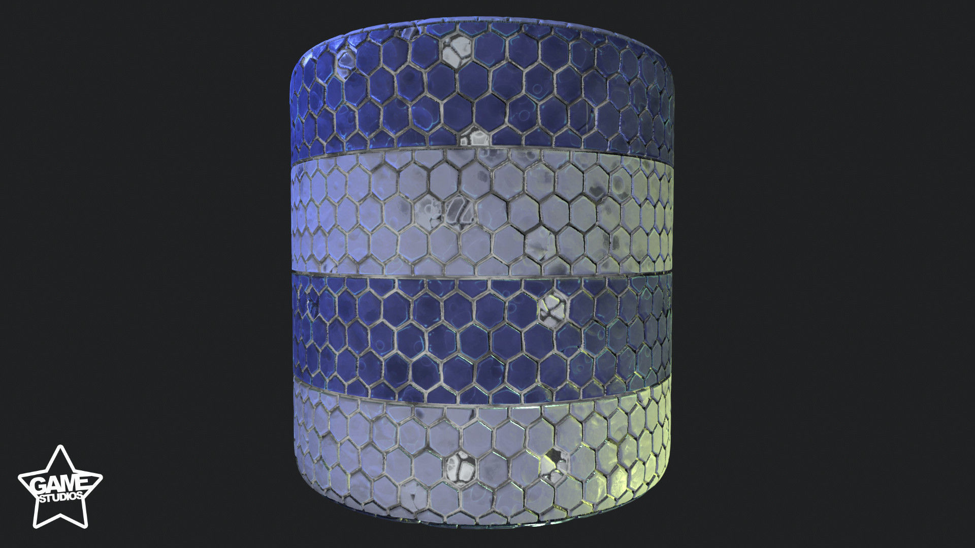 Stylized Portuguese Tiles Material 01 - Substance 3D Designer Texture_4