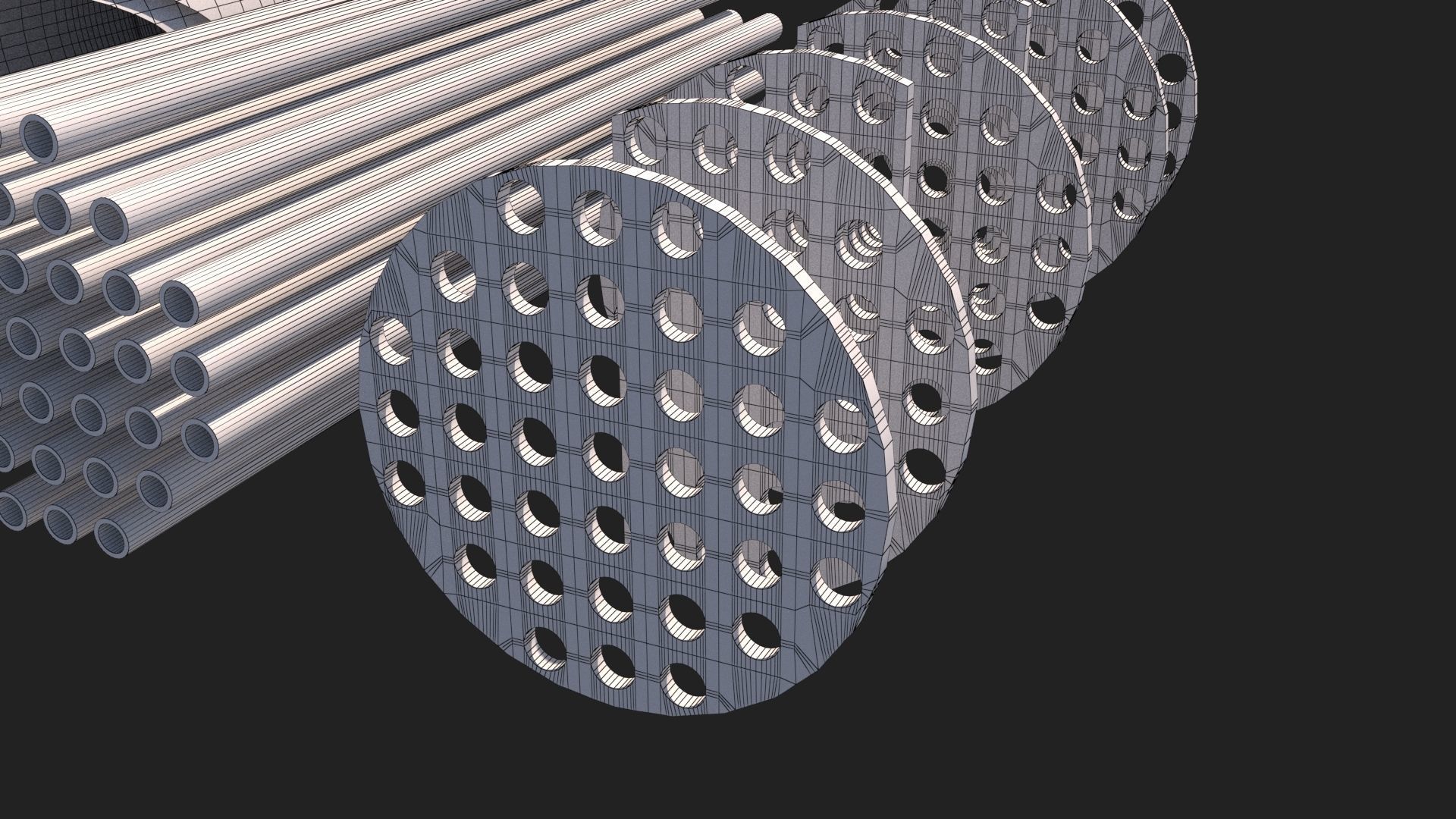 Exchanger Level Refinery Module Refinery Shell and Tube Heat Exchanger 3D model | CGTrader