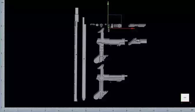 Kamen Rider Kaixa SB-913X  Blaygun with Chipset Model