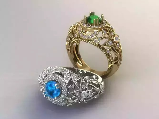 women diamonds ring 